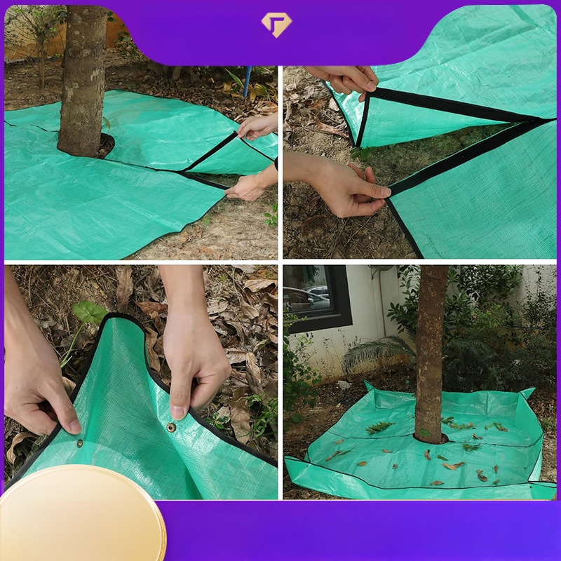 Polipropileninė lapų antklodė sodui – lapų ir šakų valymui ir laikymui