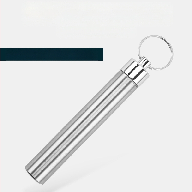 Koji 304 rozsdamentes acél fogpiszkáló készlet — hordozható tárolócső, antibakteriális ínyápolás, felnőtteknek