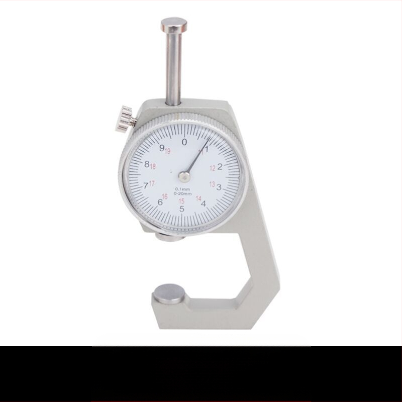Juvelyrinių dirbinių storio matuoklis – tikslus matavimo įrankis (matavimo diapazonas 20 mm; tikslumas 0,1 mm; raiška 0,1 mm)
