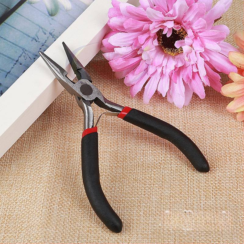 DIY juvelyrinių įrankių rinkinys su įstrižomis, smailiomis ir apvaliosiomis žnyplėmis