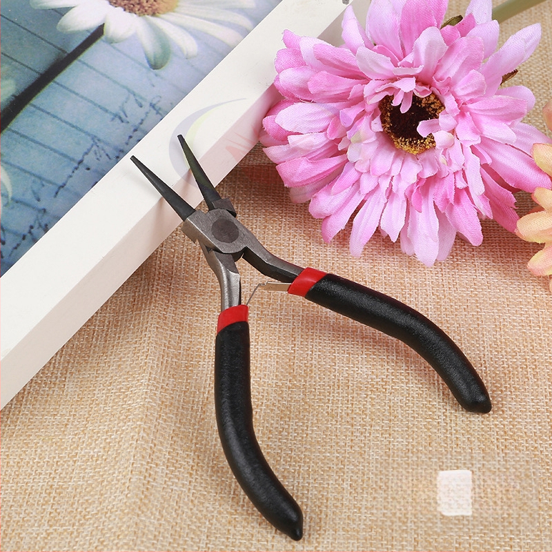 DIY juvelyrinių įrankių rinkinys su įstrižomis, smailiomis ir apvaliosiomis žnyplėmis