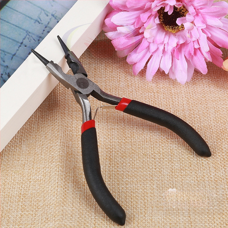 DIY juvelyrinių įrankių rinkinys su įstrižomis, smailiomis ir apvaliosiomis žnyplėmis