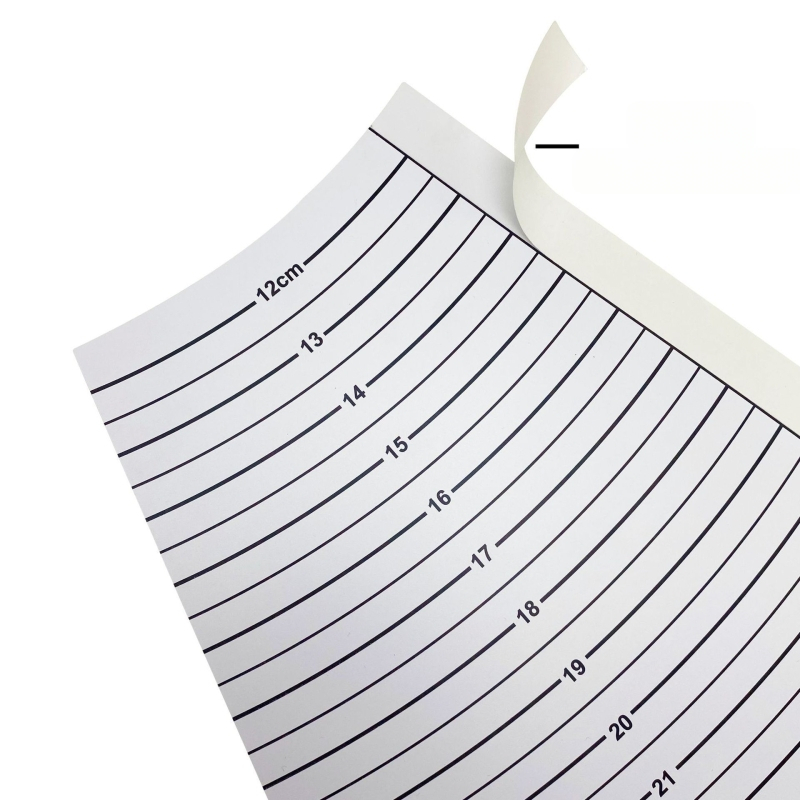 Инструмент за измерване на вътрешния обиколник на гривна, гумен, квадратен, персонализируем (Spring 2025)