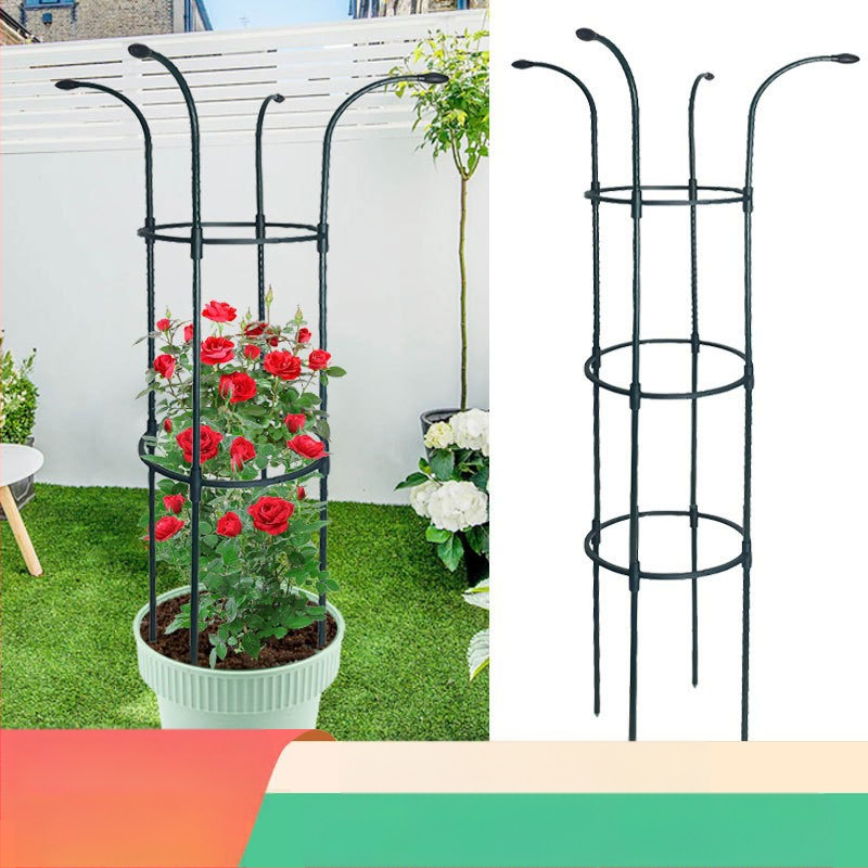 Ομπρέλα-μορφής στήριγμα για φυτά αναρρίχησης, εξωτερικός κήπος, υποστήριξη για τριαντάφυλλα και κληματίδες, διάμετρος σωλήνα 11 mm