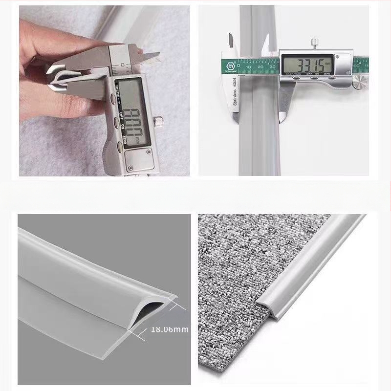 Αυτοκόλλητο PVC προφίλ άκρων για χαλιά και δάπεδα – ίσιο, μοντέρνος σχεδιασμός