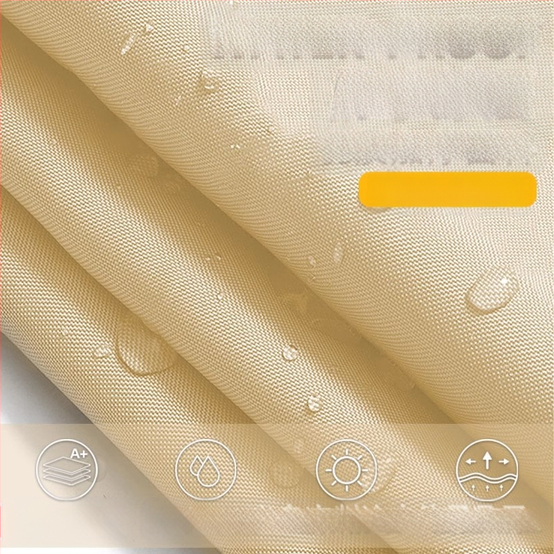 Āra saules aizsardzības audums - kvadrātveida forma, poliester audums, ūdensizturība 500-1000