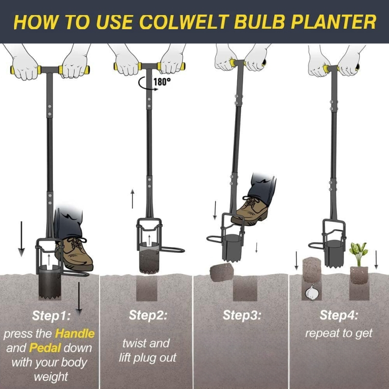 Ανοξείδωτος μεταφυτευτής για σπορόφυτα, κατάλληλος για καρπούζια και καλαμπόκι, εργαλείο μεταφύτευσης σε θερμοκήπιο με λειτουργία δημιουργίας οπών και δειγματοληψίας εδάφους.