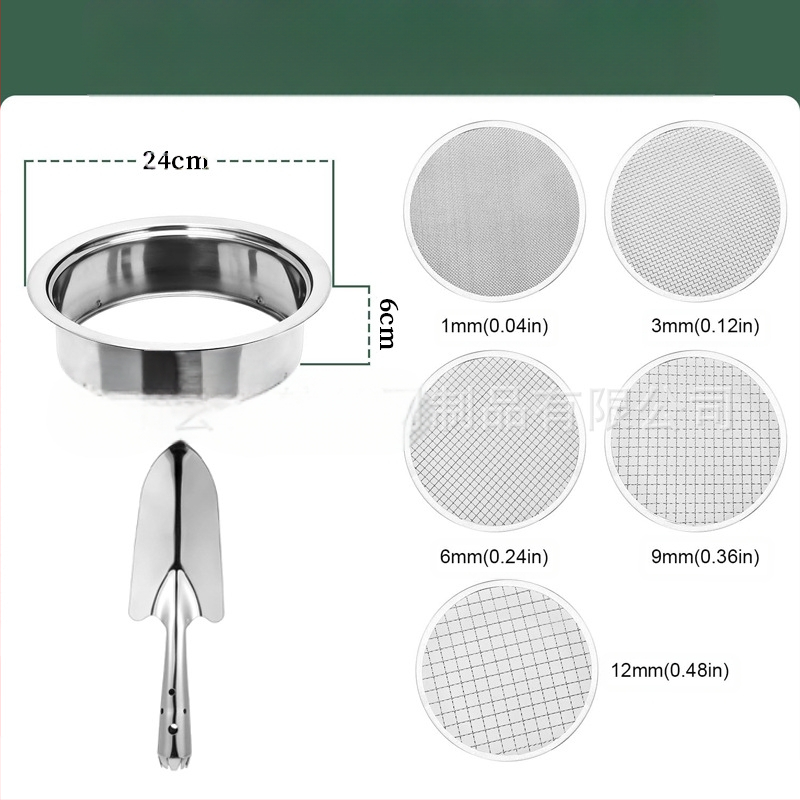 Žemės sietas su nuimamu komposto sietu ir priemaišų atskyrimu (Kodas: TRS001; Prekės ženklas: Other; Importuotas: Ne)