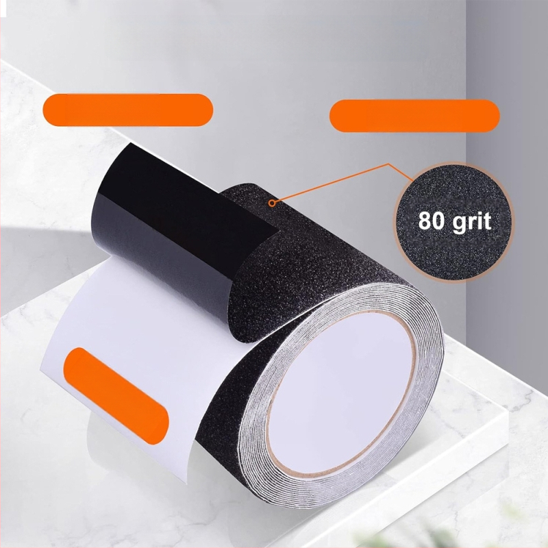 PVC lipnioji priešslidinė juosta laiptams ir voniai, stačiakampė, 0,1 mm storis, -10–50°C, matinė danga, atspari dėvėjimuisi