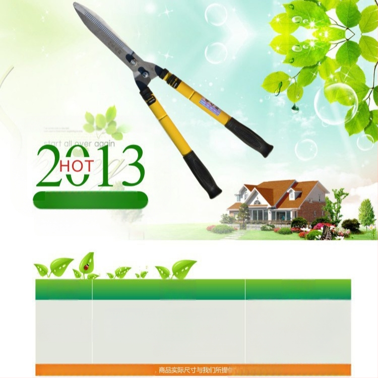 Телeскопични градински ножици за резитба с дръжка от стоманена тръба, 65Mn стомана; диаметър на резитбата 1–10 мм; тегло 1,2 кг; марка German help