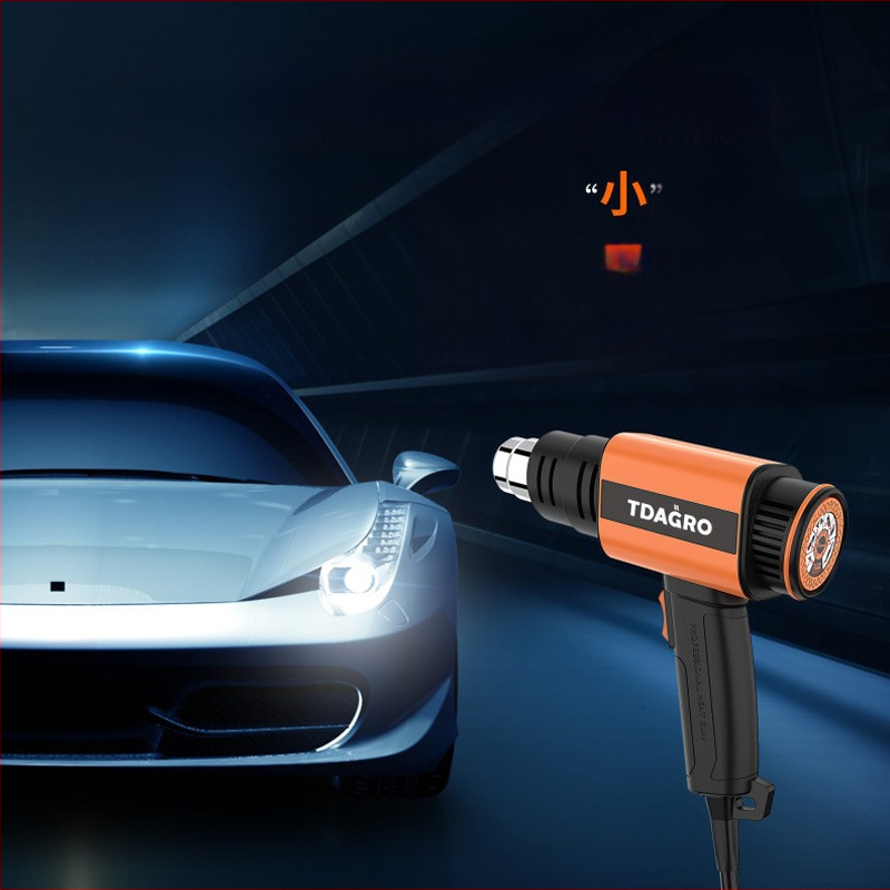 Дигитален терморегулируем горещ въздушен пистолет, 2000W, 220-240V, 50-650°C, защита от прегряване