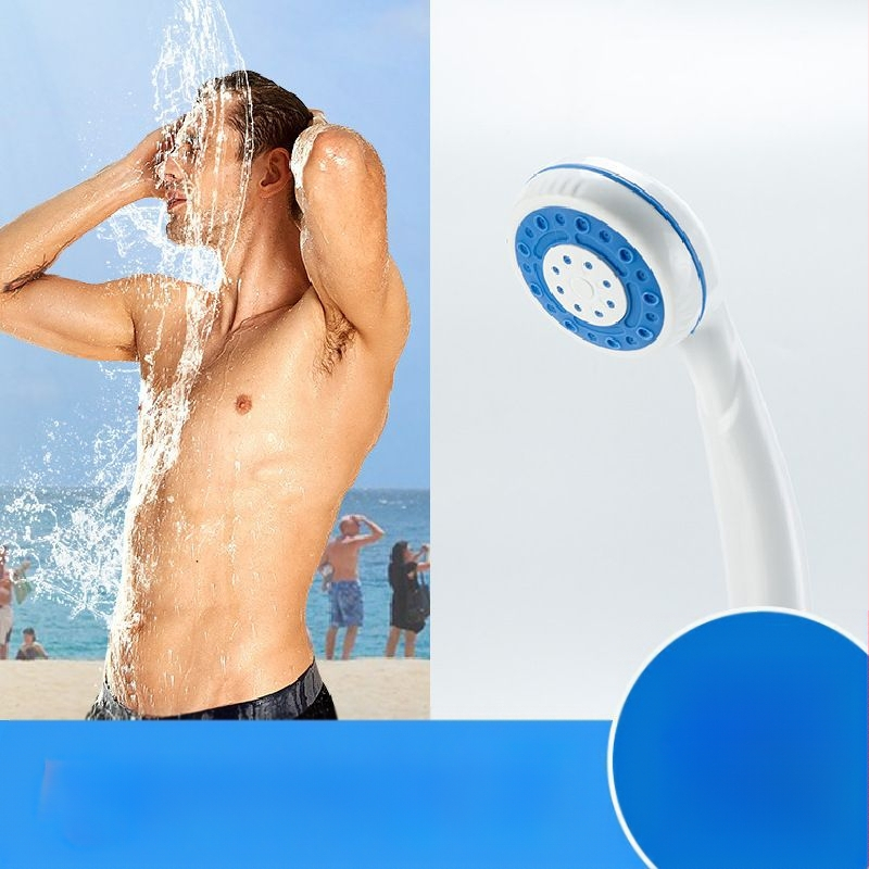 Išorinis dušas kempingui su automatinė vandens tiekimas, ABS korpusas, modelis KE-801, prekės ženklas Hong Ling, viršutinio purškimo dušas, lengvas montavimas