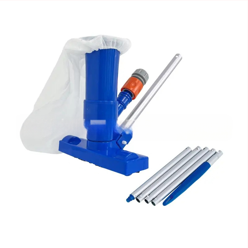 Baseino valymo įrankis su siurbimo srove, apatine šepetėlio galvutė ir aukštos kokybės filtru; plaukų rinktuvas: nėra