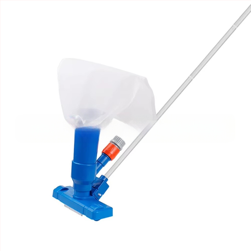 Baseino valymo įrankis su siurbimo srove, apatine šepetėlio galvutė ir aukštos kokybės filtru; plaukų rinktuvas: nėra