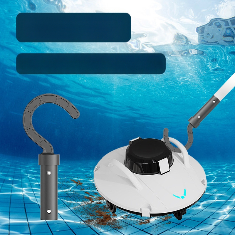 Baseino valymo kabliukas su teleskopine lazdele – (Universalus suderinamumas; Visuose baseinuose; Teleskopinė lazdelė; Siurbimo įrenginiai; Prekės ženklas: dbtech)