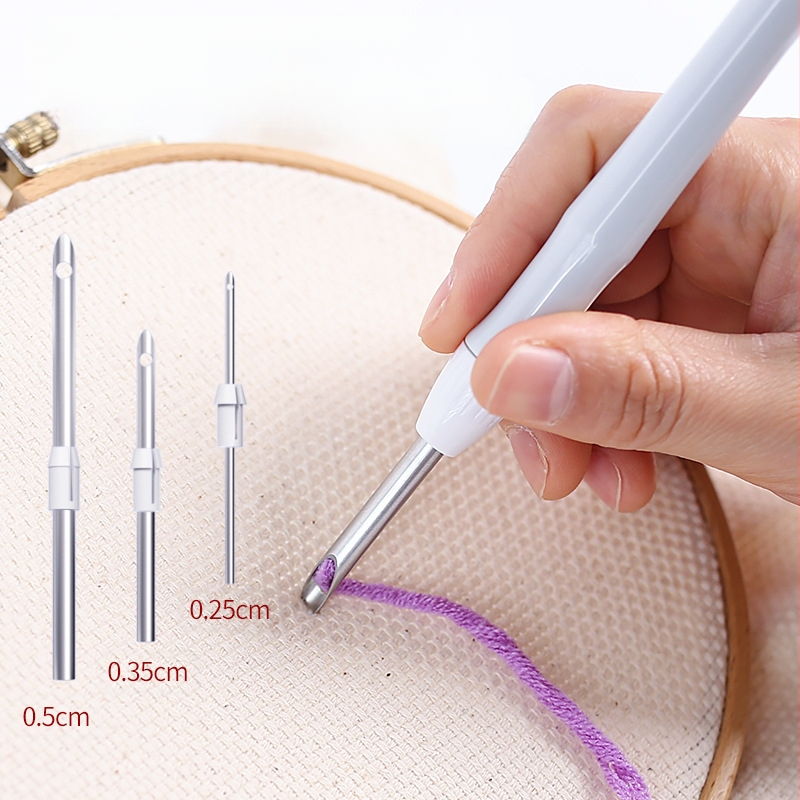 Állítható többtűs punch needle eszköz csővel; Márka: airo; Importált: Nem; Logó: Nyomtatott