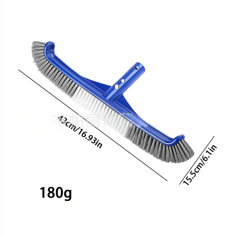 Плувен почистващ четка за стени и дъно с ъглов дизайн