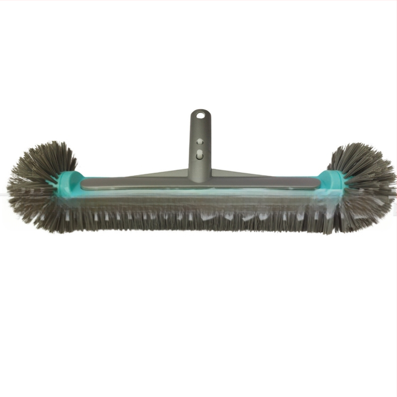 Укрепена тежкотоварна стенна четка за басейни, езера и горещи извори — професионална почистваща четка