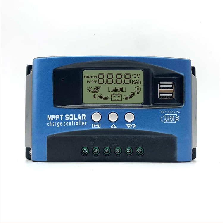 MPPT saulės reguliatorius 48V, 30–100 A fotovoltiniams panelėms ir išmaniajam gatvių apšvietimui