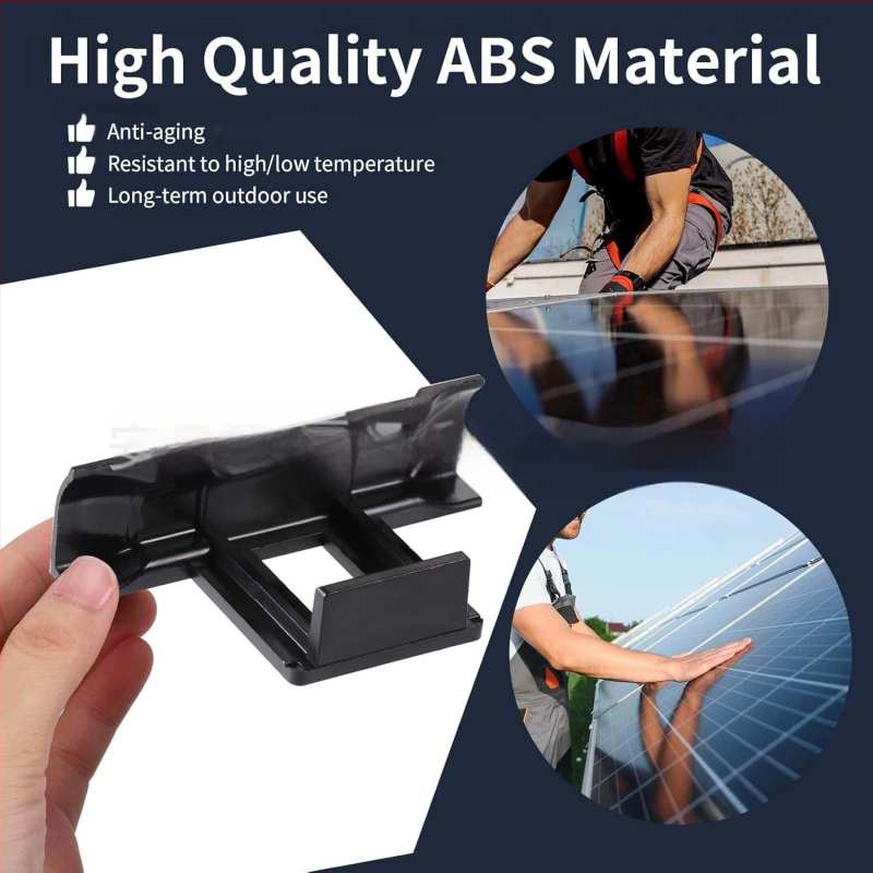 Fotovoltinių drenažo klipsas, aliuminio lydinys, ISO 9001, 7 g, injekcinis liejimas