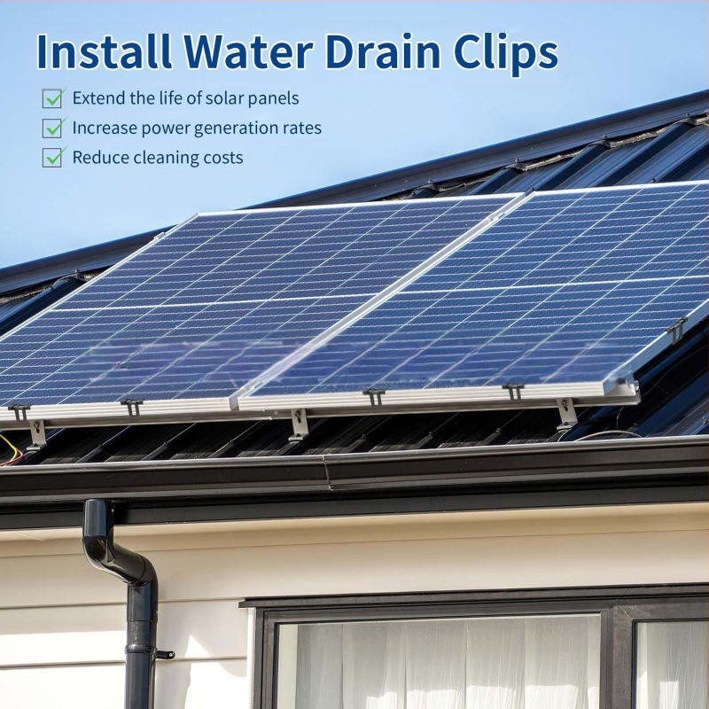 Fotovoltinių drenažo klipsas, aliuminio lydinys, ISO 9001, 7 g, injekcinis liejimas