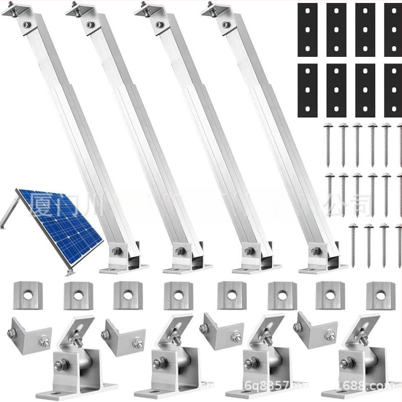 Kawakami Reguliuojami kojų laikikliai iš aliuminio lydinio saulės fotovoltinei sistemai – priekiniai ir galiniai laikikliai