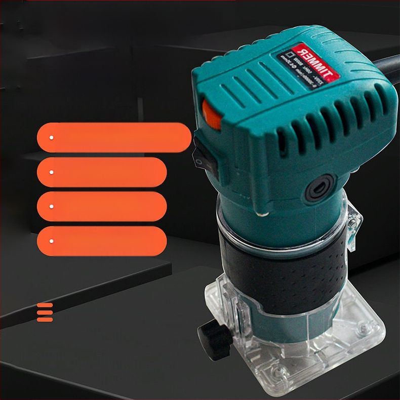 Електрическа дървообработваща фреза с регулируема скорост – подравняване, каналиране, гравиране и дупково пробиване; серия електрическо дървообработване; 220V еднофазно; за метално подравняване