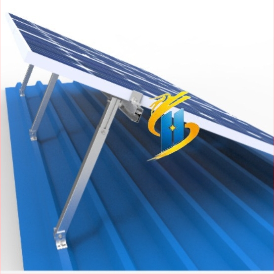 Henglida PV reguliuojamas laikiklis iš aliuminio lydinio saulės stogo balkonui | Anoduotas paviršius | 2.1 kg