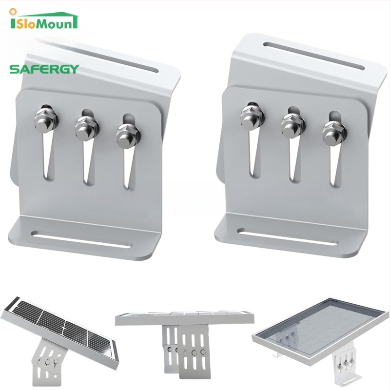 RV ir jachtos plokščiojo stogo saulės panelių laikiklis – aliuminio lydinio, reguliuojamas Z formos laikiklis, atitinka AS/NZS 1170.2, svoris 0,052 kg, paviršiaus apdaila: smulki anodizacija