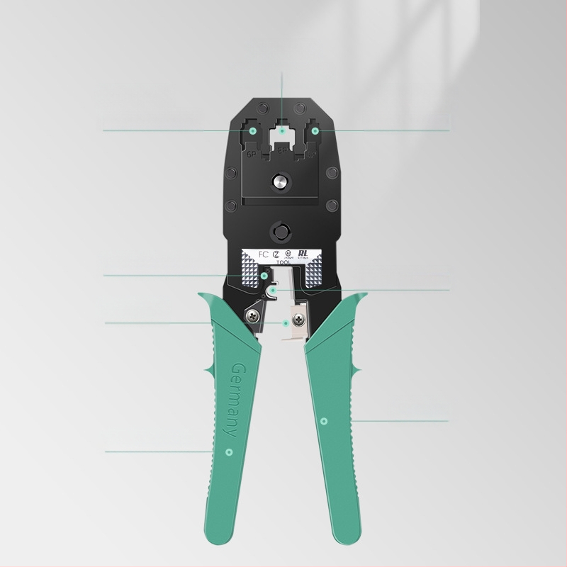 RJ45 Cat5/Cat6 tīkla kabeli krimpēšanas komplekts