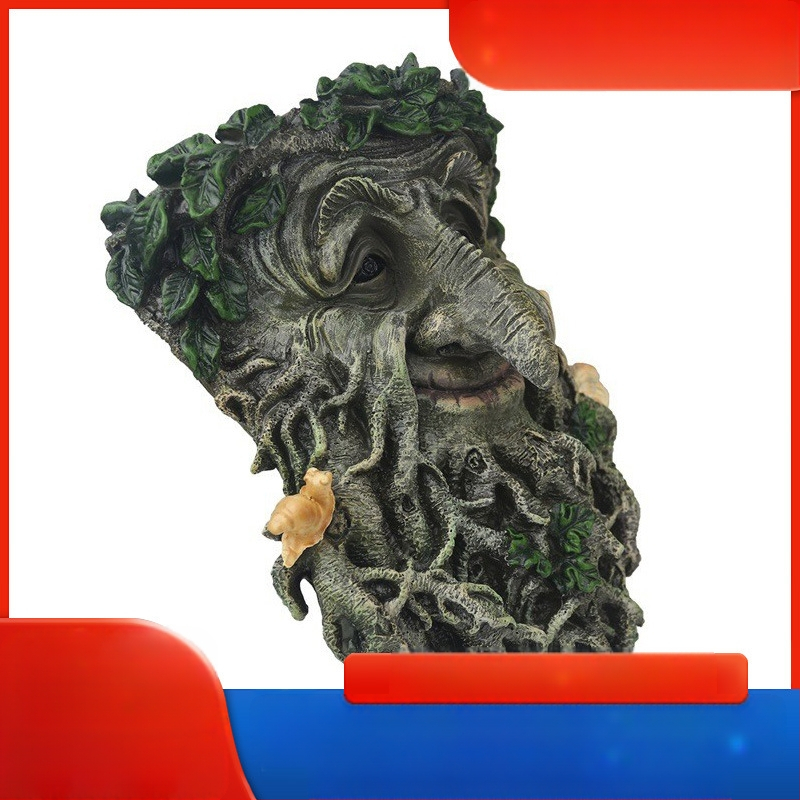 Карикатурна смолна скулптура – марка JHB, синтетична смола, европейски абстрактен дизайн, картонена опаковка