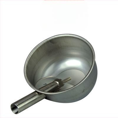 Rozsdamentes acél sertés itatótál — automata, ovális kialakítás, modell 49