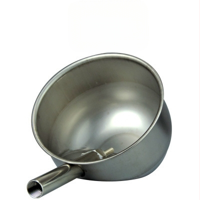 Rozsdamentes acél sertés itatótál — automata, ovális kialakítás, modell 49