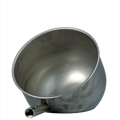 Rozsdamentes acél sertés itatótál — automata, ovális kialakítás, modell 49