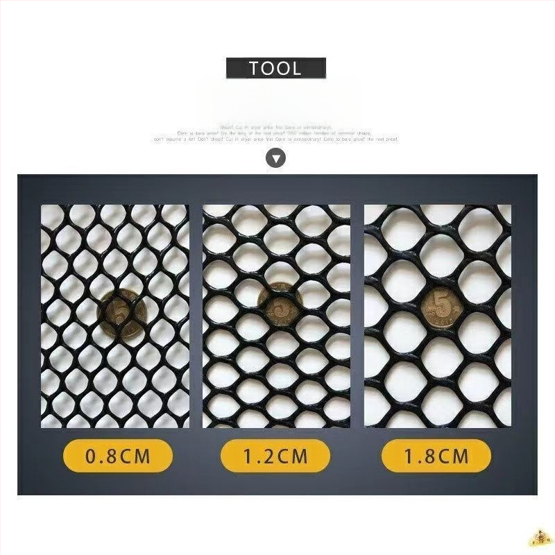 Plastinė apsauginė paukščių veisimo tinklas ir balkono tvora – vištoms ir ančioms; kilmė: Guangzhou, Kinija; prekių ženklas: Kitas; pagrindinė rinka: Kinija