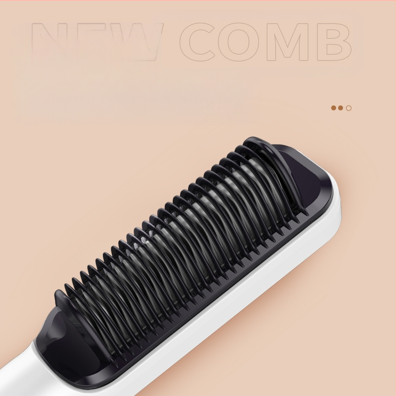 Plaukų tiesinimo šukos su titanio-turmalino danga, neigiamų jonų technologija, 15 lygių temperatūros reguliavimas, 45W 220V (laidas)