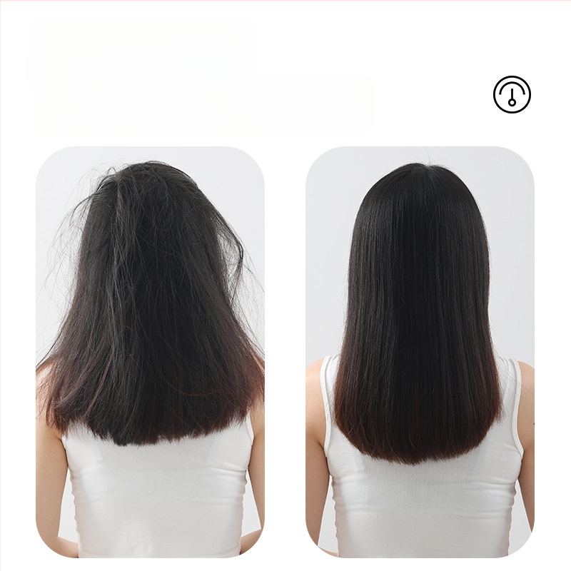 Plaukų tiesinimo šukos su titanio-turmalino danga, neigiamų jonų technologija, 15 lygių temperatūros reguliavimas, 45W 220V (laidas)