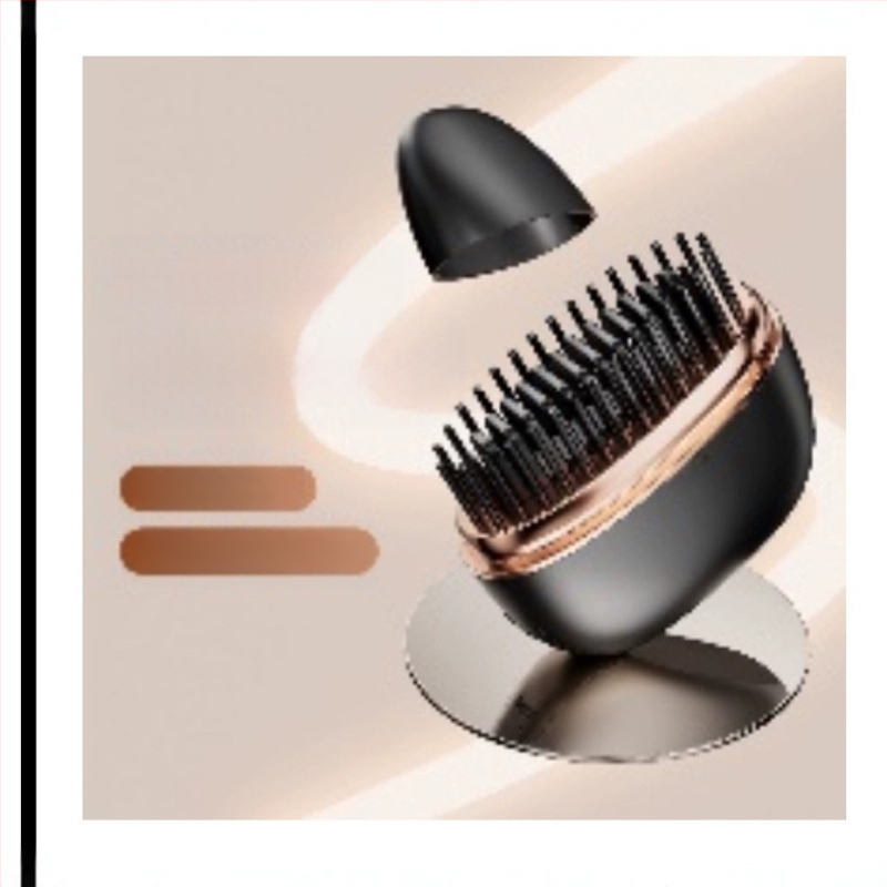 Mini belaidė plaukų tiesinimo šukos – nešiojamos, dviguba funkcija tiesinimui ir garbanoms, keraminė šiluma, 25W, stilizavimas per 3–5 minutes