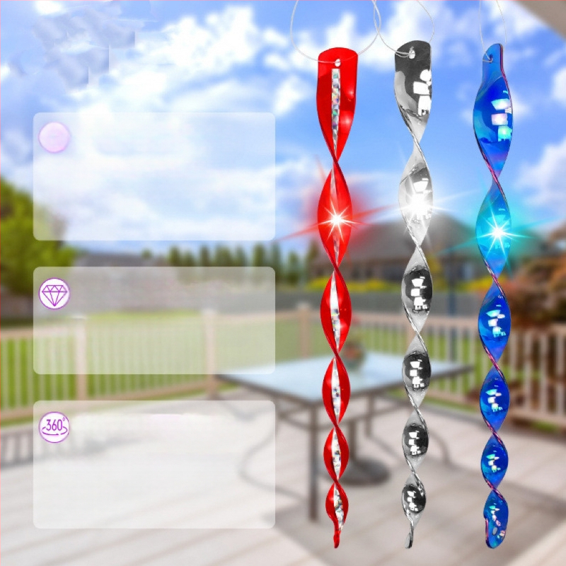 Пластмасова рефлексивна пръчка за отблъскване на птици, комплект 10 бр, марка Min yin, за градина и декорация, устойчиво и дълготрайно решение