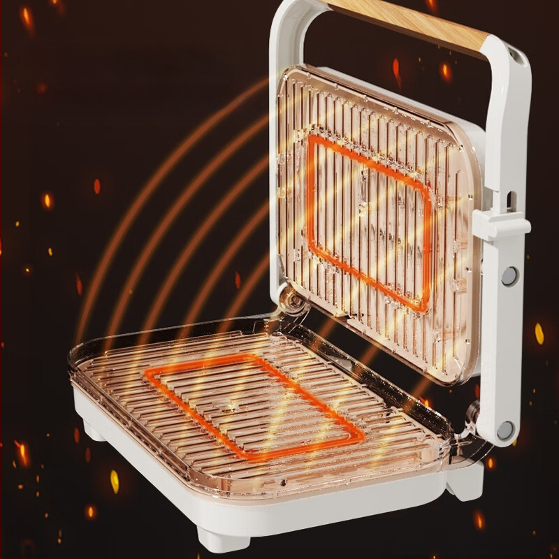 Pioneer elektriskā panna pankūkām un sendvičiem SE23D07 – dubultā apkure, mehāniskā vadība, 220V, 1200W