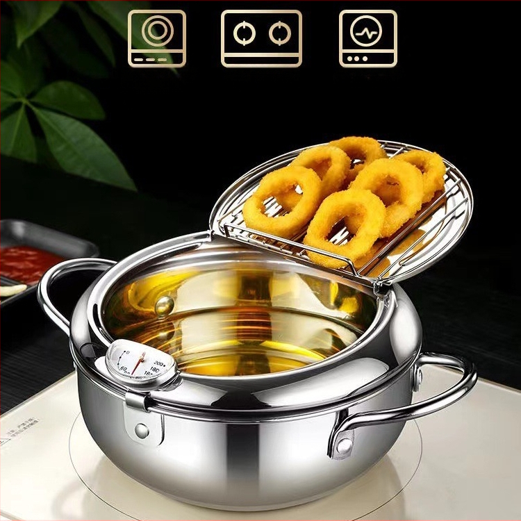 Nerūdijančio plieno aliejaus puodas – Kinų stilius, pirmos klasės kokybė, logotipo spausdinimas įmanomas