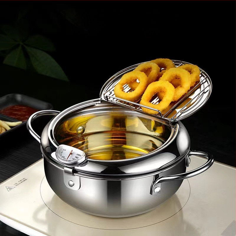 Nerūdijančio plieno aliejaus puodas – Kinų stilius, pirmos klasės kokybė, logotipo spausdinimas įmanomas