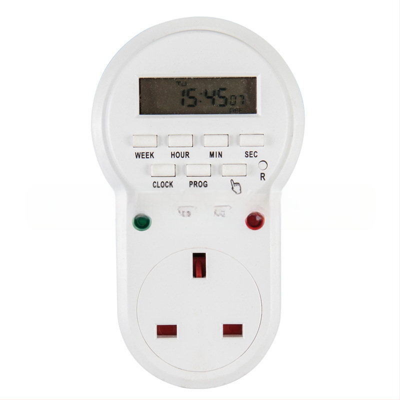 Cier taimeru kontaktligzda, taimerfunkcija, darba temperatūras diapazons no -10 °C līdz +55 °C