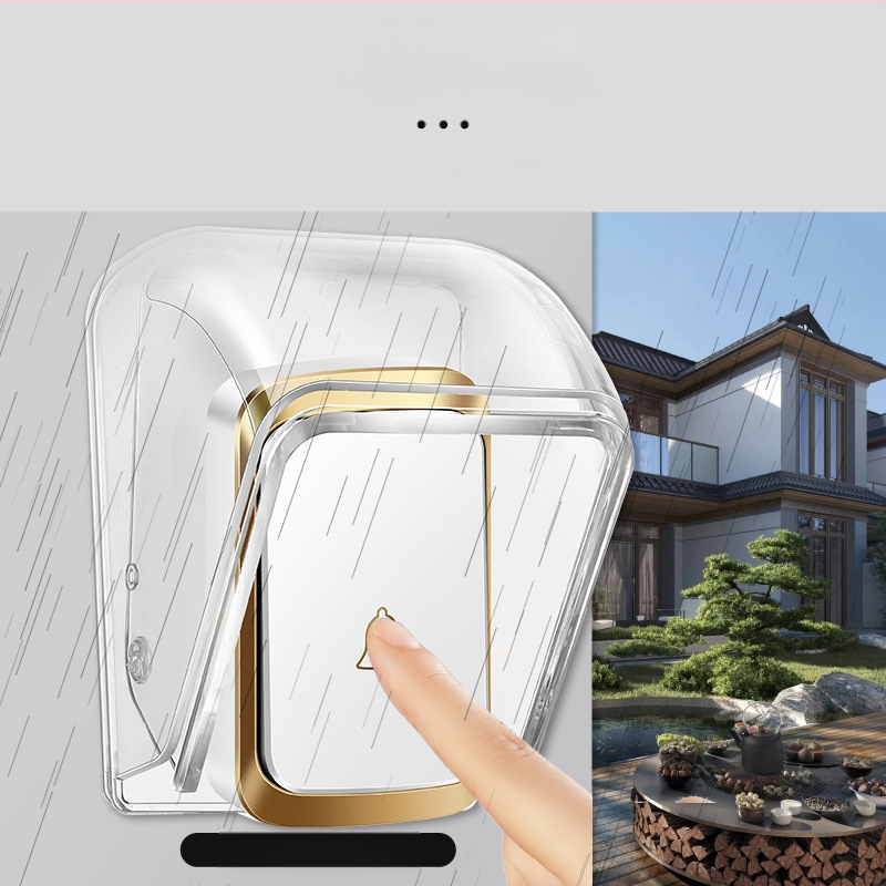 Cacazi безжичен звънец, модел E10, водоустойчив външен калъф за външна употреба