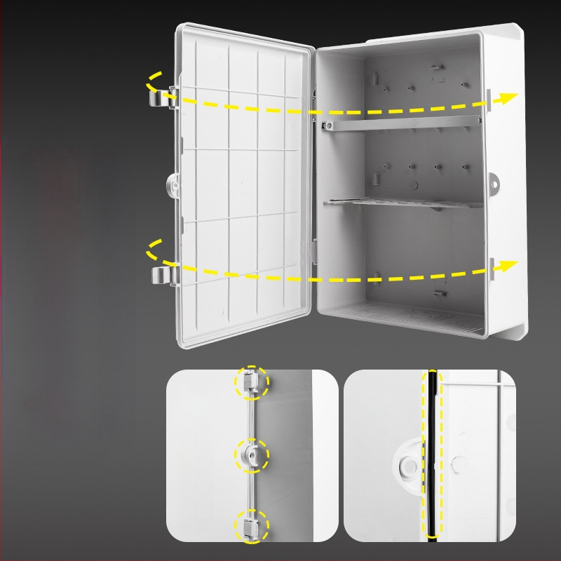 Išorinis vandeniui atsparus plastikinis dėklas monitoravimui, skirtas maršrutizatoriams ir skirstomosioms dėžėms