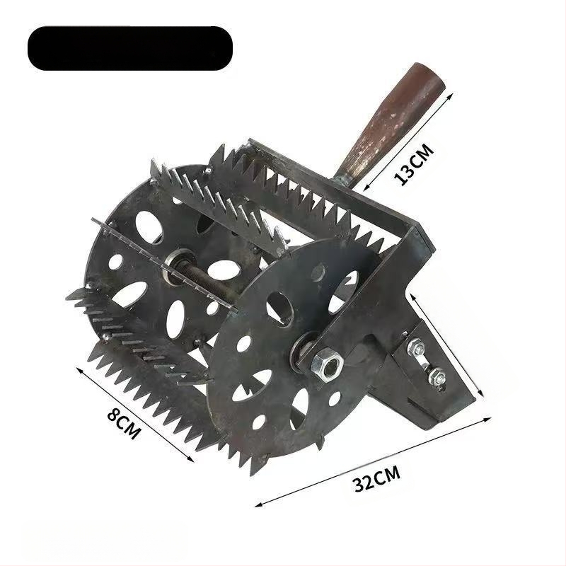 Ratinis ravėjimo įrankis žemės ūkiui – patobulintas rankinis ravėjimo ir dirvos atpalaidavimo įrankis, mangano plieno dantyta kaltas, storesnis ir platesnis