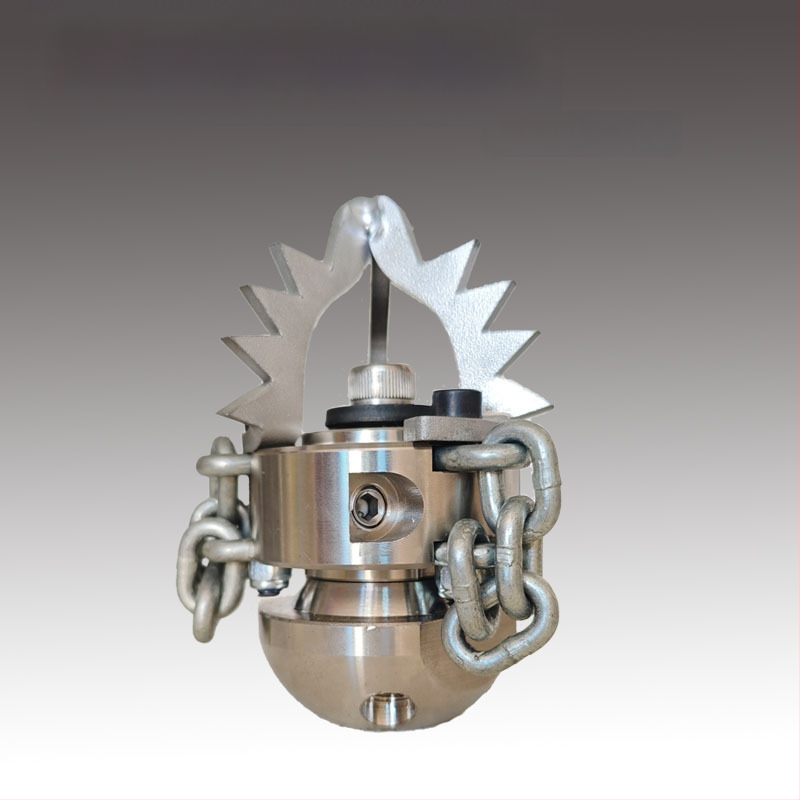 Aukšto slėgio besisukanti purkštuvė kanalizacijos valymui (nerūdijantis plienas) – valo riebalus, nuosėdas ir medžių šaknis