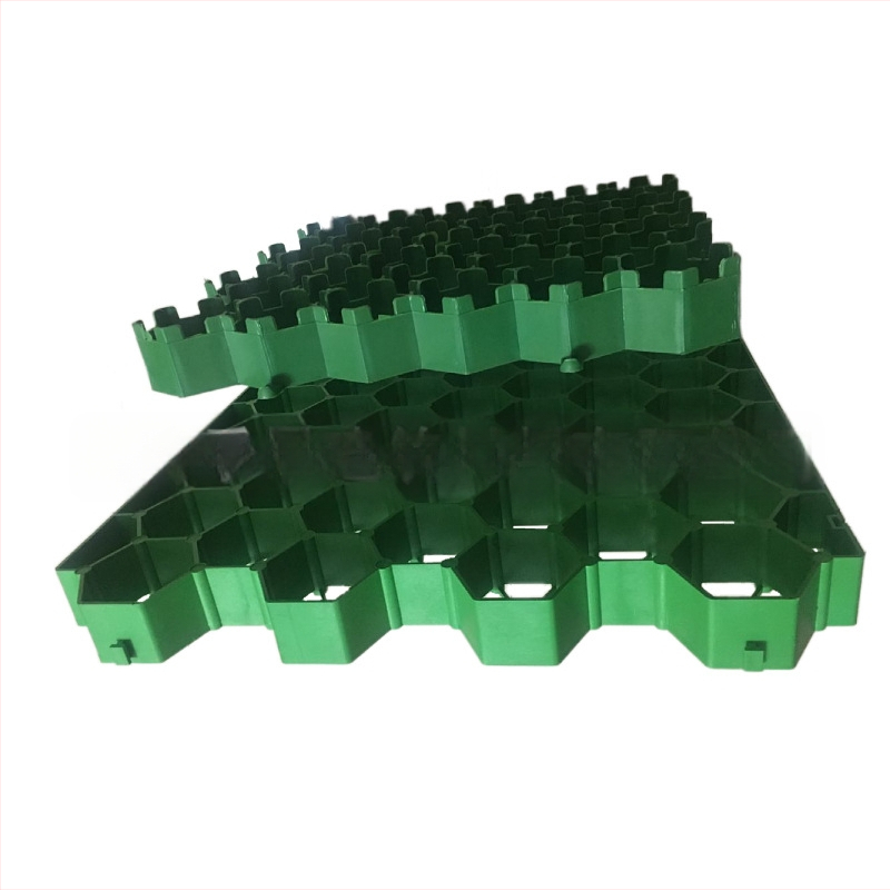 Мрежа за засаждане на трева за паркинг, пожарен проход, тротоар и озеленяване