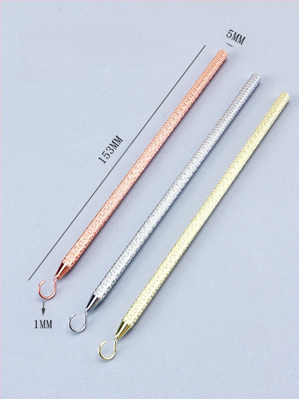 Дамска гривна от неръждаема стомана с геометричен дизайн, персонализируема и електроплакирана