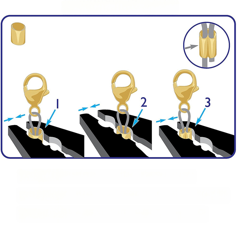 Juvelyrinių karoliukų žnyplės – smailios burnos, galvos ilgis 50 mm, svoris 77 g, DIY karoliukų vyniojimo įrankis